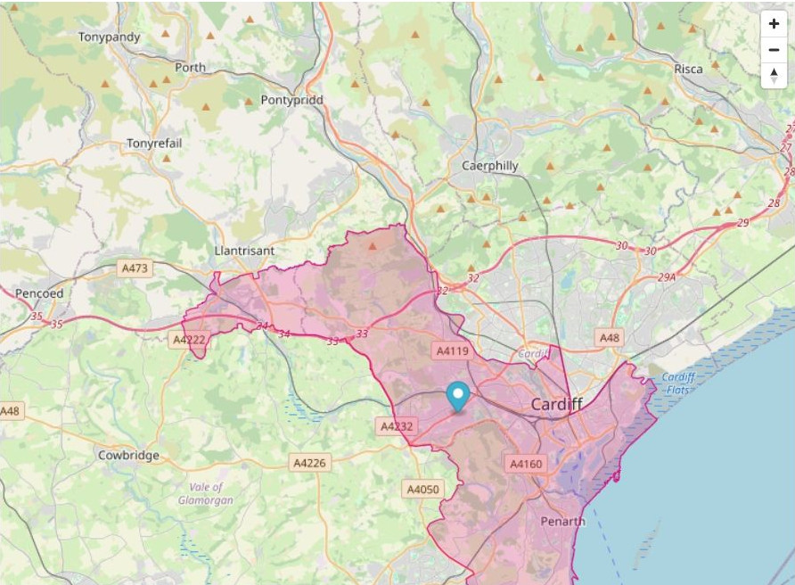 Example boundary change page on WCIVF.